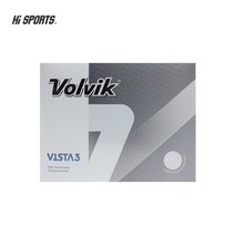 볼빅 VISTA3 비스타 쓰리 3피스 12구 화이트 골프공