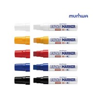 홀라문화 점보 페인트마카 15mm 5종 선택1, 하양, 하양