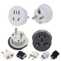 eu 돼지코 220v 멀티 변환 플러그 110v 어댑터 US, (옵션10)11자 플러그 캡
