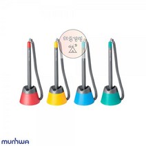 문화 스톱펜 S2 0.7mm 고정형볼펜 4개입