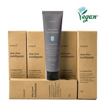 심플리오 딥클린 치약 아이스 페퍼민트, 130g, 12개입