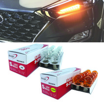바이오라이트 150도 12v 24v 싱글 더블전구 브레이크등 깜빡이, 150도 싱글12v 21w(황색)10개, 1개