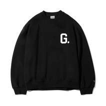CODEGRAPHY CGP 알파벳 로고 맨투맨_블랙 ALPHABET LOGO CREWNECK_블랙