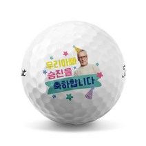 30 홀인원 기원 행운 승진 축하 골프공 로고 인쇄 제작(12구), 혼마 NEW D1 옐로우 12구, B