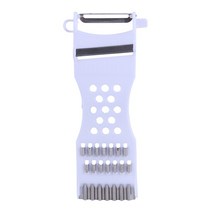 1PCS Multifunctional Kitchen Chopping Loofah Cutting And Shredding Cucumber Slicer Garlic Househ, 하나, white