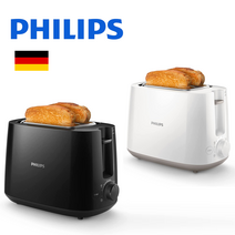 Philips 필립스 8단계 토스트기 HD2581 검정 흰색, 흰색 (HD2581/00)
