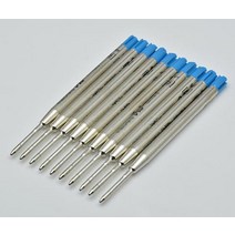 볼펜용 MB 리필 10 개 o.7mm 블루 블랙 컬러, 06 10pcs blue