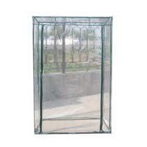가정용비닐하우스 베란다 조립식 텃밭 미니온실 50x100x150cm 온실 PVC 식물 덮개 명확한 꽃 옥외 정원 성장 묘종 토마토 천막