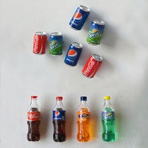 드링킹 캔 펫트병 자석 1p (7type), 코카콜라 페트