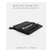 백컨트리 로제떼2P BLT 어반2P전용 그라운드 시트 풋프린트