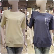 3여성)올리비아로렌 포켓포인트 반팔 티셔츠 VOCASXM6136