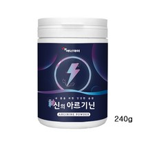 아르기닌 아미노산 보충제 분말 파우더 엘 L아르기닌 아르지닌 4000mg 타우린 비타민 미네랄 L발린 로이신 이소로이신 히스티딘 트립토판 레몬맛, 1개
