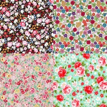 홈메디 리폼패브릭스티커 A4-러블리플라워 33종, 파스텔꽃내음