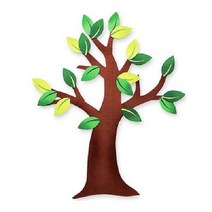 펠트 대형나무B 가을환경판 환경미화 교실 어린이집, 단품