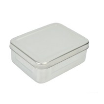 스텐 보존식용기 직사각 대 100x80mm