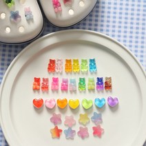 미니젤리곰 14종 파츠 세트 슈참스 비츠 신발 장식