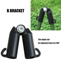 정원 원예 식물 재배 10 pcs 범용 플라스틱 클립 지원 고정 커넥터 기둥 11-20mm 직경 패스너 조정 가능한 액세서리, 02 B Bracket_01 11 mm
