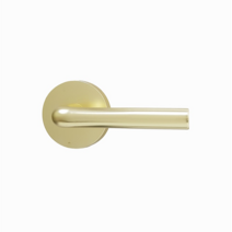 국산 레버형 문고리 도어 문손잡이 욕실 화장실 방문도어락 튜블러락 방문손잡이 골드, 1개