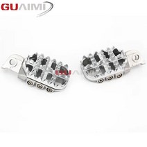 바이크 KTM 640 DUKE 950 990 어드벤처 620 660 LC4 625 용 오토바이 미끄럼 방지 풋 페그 레스트 페달 액세서리, 02 Silver