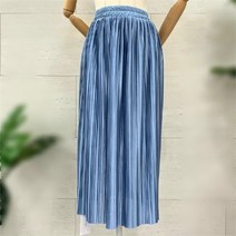 에잇컨셉 강서 홈플러스몰05 D006빛나리 SK 허리밴딩 주름 캐쥬얼 플리츠 데일리 광택 스커트 C21D3FSK003