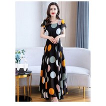 여름 여성 드레스 새로운 한국 패션 블랙 화이트 세련되고 우아한 럭셔리 느슨한 파티 무도회 긴 드레스 여성 Sundress 2023
