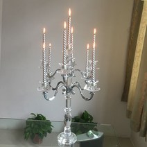 금 크리스탈 촛대 감성소품 캔들홀더 백일상 엔틱 럭셔리 웨딩 파티 소품, E