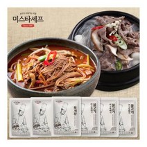 미스타셰프 육개장 600g* 3팩 +버섯뚝배기불고기 400g*3팩 1세트, 3세트