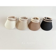 기본색감이 너무 예쁜 마이베베 - 밀짚썬캡