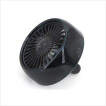 LED 차량용 미니 선풍기 써큘레이터 2컬러(블랙/실버), 실버