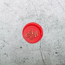 실링왁스 비즈 청첩장 인장 미니씰 도장 DIY 맞춤 더블 이름 2 이니셜 편지 스탬프씰링 왁스웨딩 왁스 인감 스탬프 초대장 봉투, Style 5 with handle