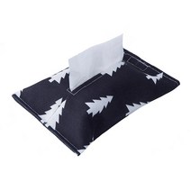 패브릭 만화 티슈 박스 커버 손수건 냅킨 홀더 커버 귀여운 토끼 베어 동물 프린트 티슈 케이스 시트 타입 재사용 가능, TP0080-10