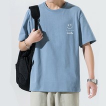 DN3066 순면 라운드 반팔 티셔츠 남성 여성 공용 커플티 사이즈