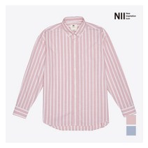 NII [N I I]남성용 슬럽멜란지 스트라이프셔츠 (NNXNLVF8111) 2001중계점 NC