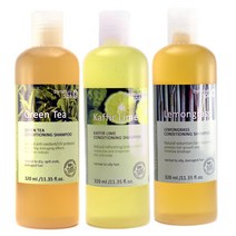 바이네이처 그린티/캐퍼라임/레몬그래스 컨디셔닝 샴푸/99% 순식물성/천연샴푸/지루성/두피샴푸/마이홈스파, 그린티 컨디셔닝 샴푸
