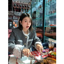 여자트위드자켓 자켓세트 여자블레이저코디 여성크롭자켓 아이보리트위드자켓 화이트트위드자켓