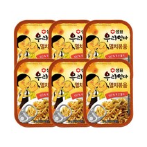 샘표 우리엄마 멸치볶음 50g 6개