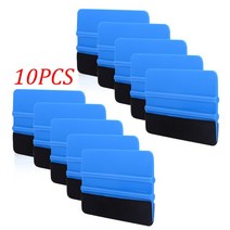 도구 자동차 비닐 랩 스크레이퍼 펠트 가장자리 필름 포장 스퀴지 스타일링 틴팅 창 유리 청소 액세서리 10 개, 10pc3, CHINA