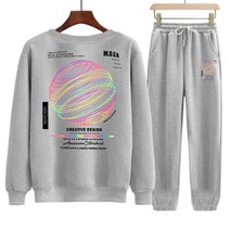 SET 슈프림 특양 오버핏 맨투맨 특양조거팬츠 오션 트레이닝세트
