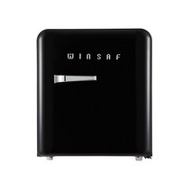 윈세프 레트로 미니냉장고, 블랙, WK-45RB