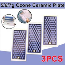 휴대용 세라믹 오존 발생기 5g/6g/7g 더블 3 플레이트 공기 정수기 부품 개, [01] 5g-3pcs, 01 5g-3pcs