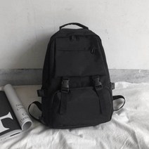 튼튼한 데일리 대학생 캐주얼 식스 버클 백팩 가방
