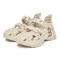 국내 정품 매장판 엠엘비 MLB 빅볼청키 마스크 다이아 모노그램 BOS 크림