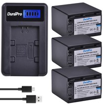 호환제품 3900mAh NP-FV100 NP Sony FV30 FV70 PXW Z90 X70 NEX-VG30E HXR MC80, 07 3Battery and Charger