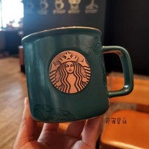 스타벅스 커플 머그, 그린 355ml, 1개