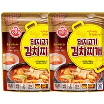 오뚜기 돼지고기김치찌개(상온) 480G 간단한 저녁 메뉴 자취요리 아침국 자취생 반찬, 2개