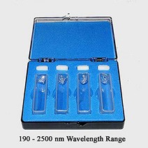 Cuvette for Spectrophotometer | Standard 48 mm Height 3.5 ml Capacity | 190-2500 nm Wavelength Ran, 1
