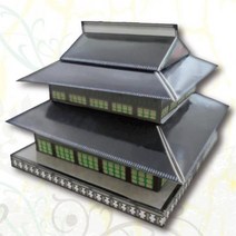 전개도 만들기 근정전 역사공부 수업 한국사 교구 교재 실내 쥬니어퍼즐 아기용 도움
