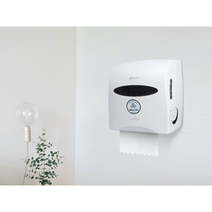 유한킴벌리 쌔니터치 롤 핸드타올 디스펜서