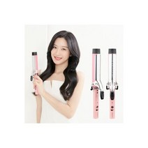 글램웨이브 봉고데기 프리볼트 블랙 36mm + 픽서 100ml, 글램웨이브 봉고데기 프리볼트 핑크 36mm