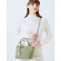 23SS [SAVER] 그린 퍼피 로고 미니 토트 겸 숄더백 HIBA3EE24E1